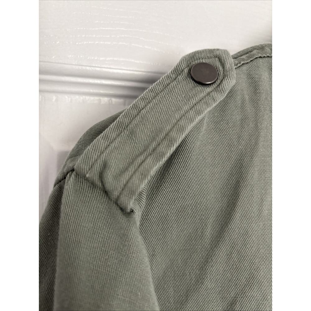 Rails Collins Utility Sage Green Lightweight Jacket Button Zip Size M - Picture 5 of 6